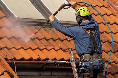 Démoussage et hydrofuge de toiture à Vergongheon